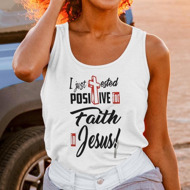 I Just Ested Posiive For Faith In Jesus New Best Gift Women Tank Top