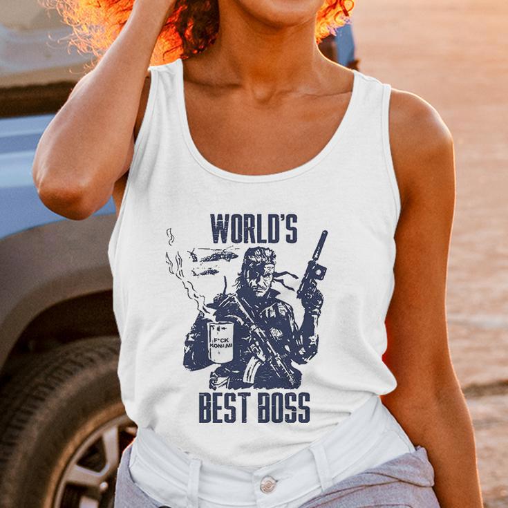 Metal Gear Solid Best Boss Coffee Women Tank Top