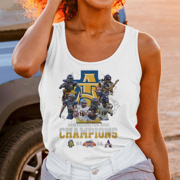 North Carolina A&T Aggies 2019 Celebration Bowl Champions Shirt Women Tank Top