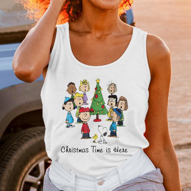 Peanuts Christmas Time Is Here Shirt Women Tank Top