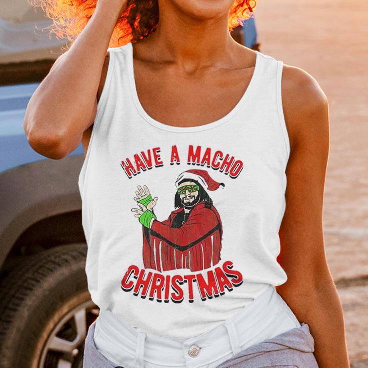 Randy Macho Man Savage Have A Macho Christmas Graphic Women Tank Top