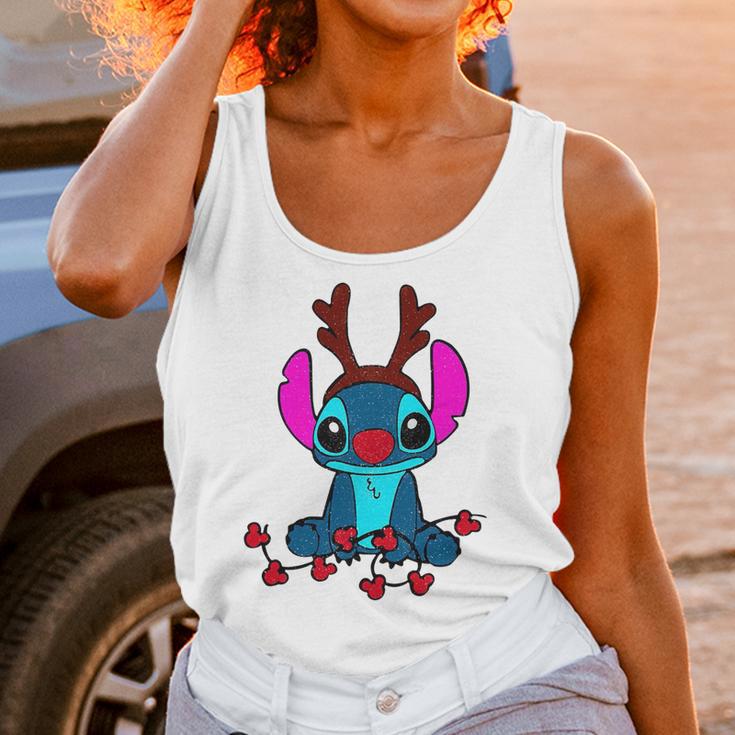 Reindeer Stitch Merry Christmas Women Tank Top