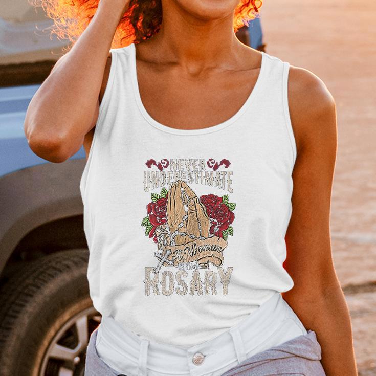 Womens Rosary Catholic Virgin Mary Women Tank Top