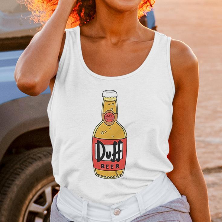 The Simpsons Duff Beer Bottle Women Tank Top