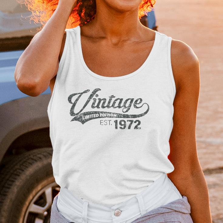 Vintage 1972 49 Years Old Bday 49Th Birthday Gift Men Women Women Tank Top