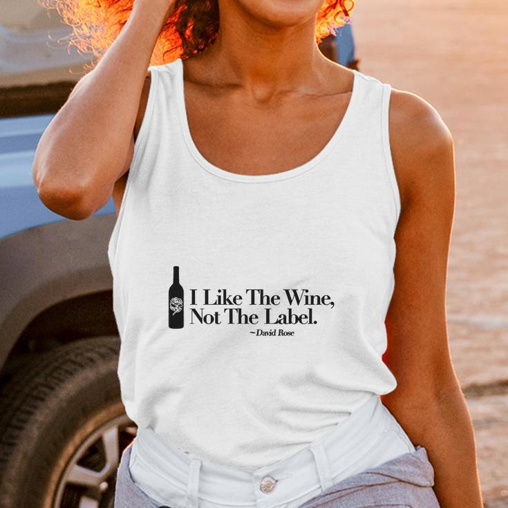 I Like The Wine Not The Label David Rose Women Tank Top