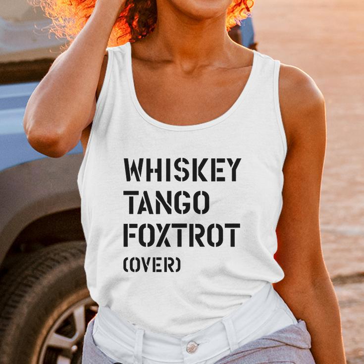 Wtf Over Whiskey Tango Foxtrot Over Women Tank Top