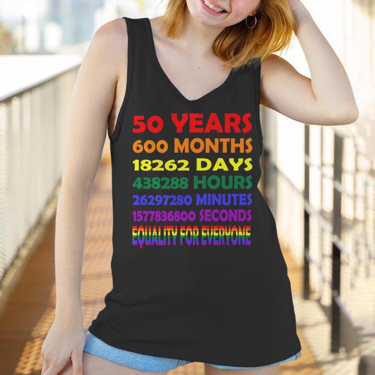 19692019 50Th Pride Anniversary 50 Years 600 Months Rainbow Women Tank Top