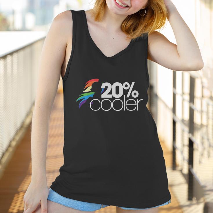 20 Cooler 20 Percent Cooler Cloud My Little Pony Friendship Is Magic Rainbow Dash Women Tank Top