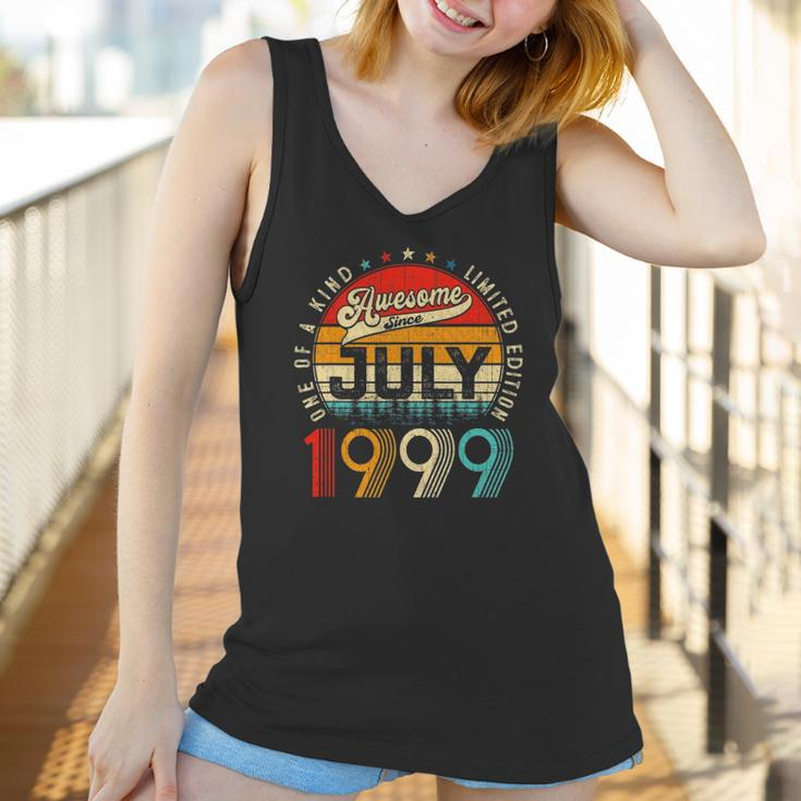 22Nd Birthday Decorations July 1999 Men Women 22 Years Old Women Tank Top