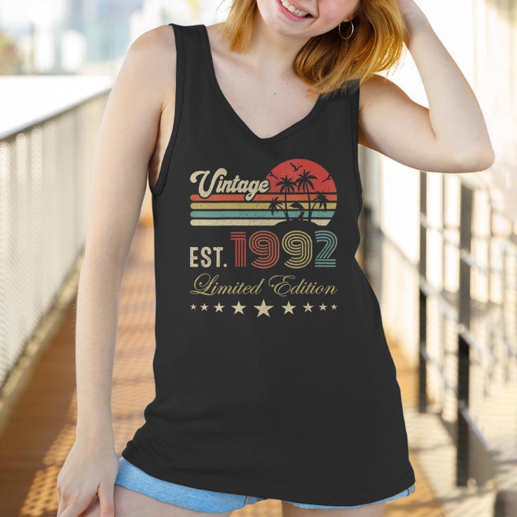 Womens 30Th Birthday Born 1992 Vintage Limited Edition 30 Birthday V-Neck Women Tank Top