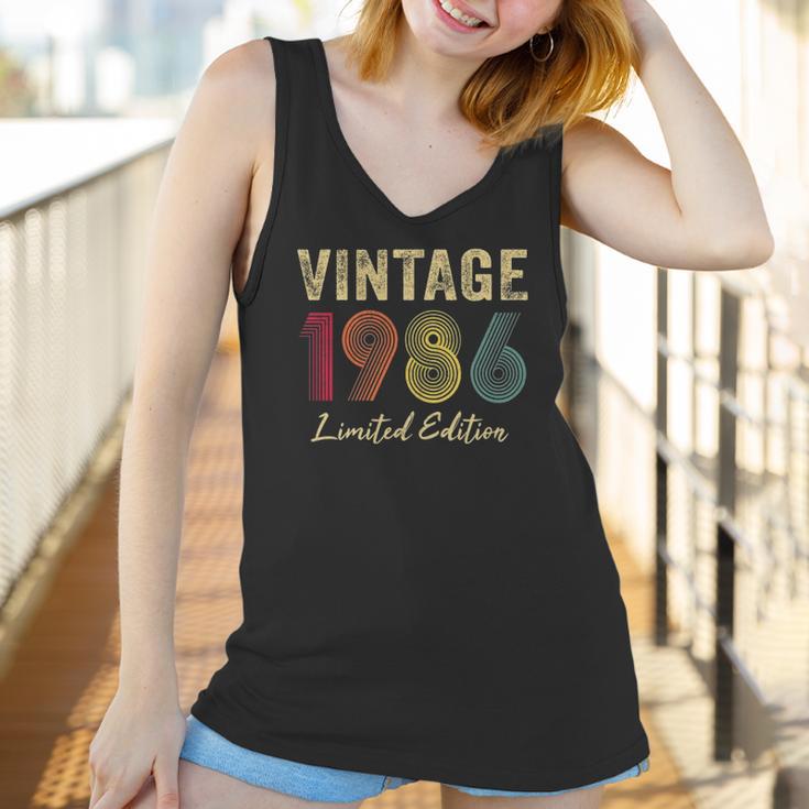 Womens 36 Years Old Gifts Vintage 1986 Limited Edition 36Th Birthday Women Tank Top