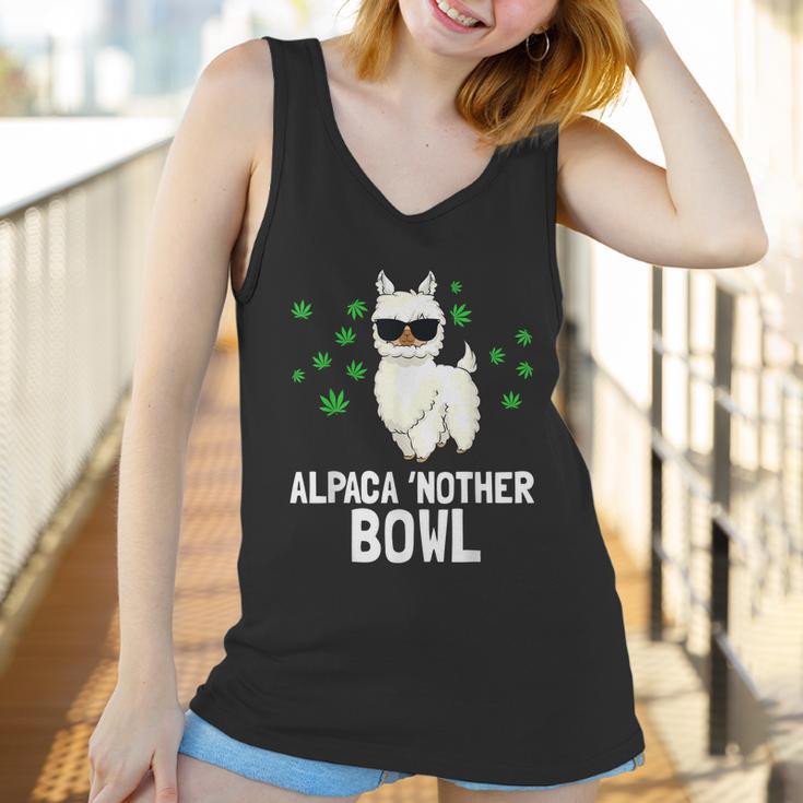 Alpaca Nother Bowl Funny Marijuana Cbd Weed Smoker Graphic Design Printed Casual Daily Basic Women Tank Top