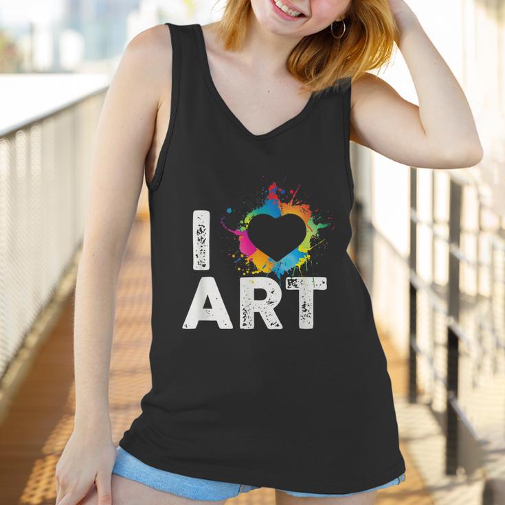 Ars For Teachers I Love Art Artist Women Tank Top