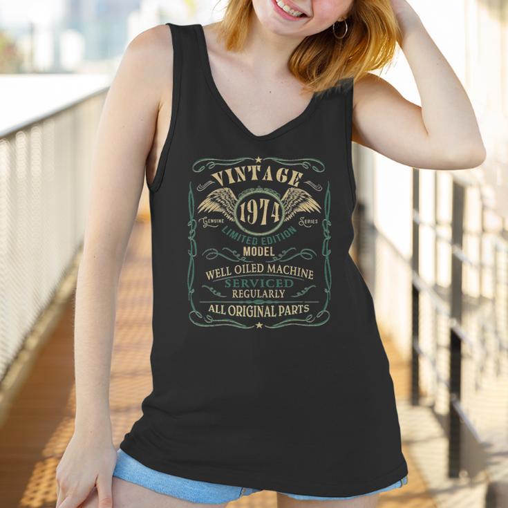 August 1974 47Th Birthday Gift 47 Years Old Men Women Women Tank Top