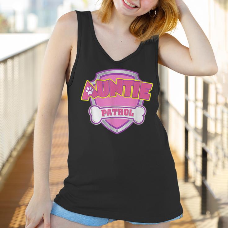 Auntie Patrol - Dog Mom Dad Funny Gift Birthday Party Women Tank Top