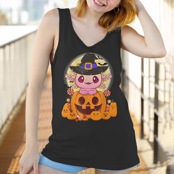 Axolotl Halloween Costume Pumpkin Pastel Goth Kawaii Anime Men Women T-Shirt Graphic Print Casual Unisex Tee Women Tank Top