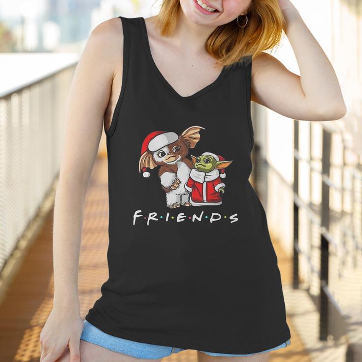 Baby Yoda And Baby Gizmo Santa Friends Christmas Women Tank Top