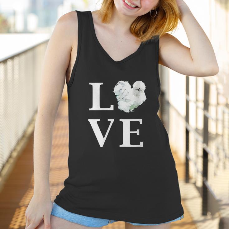 Backyard Silkie Chicken Love Women Tank Top