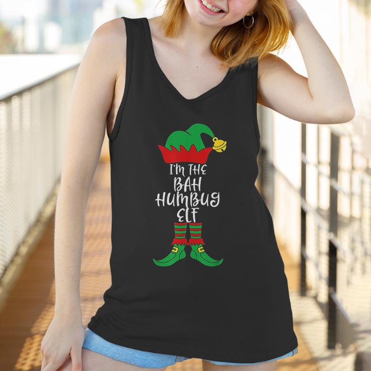 I Am The Bah Humbug Elf Matching Family Christmas Costume Women Tank Top