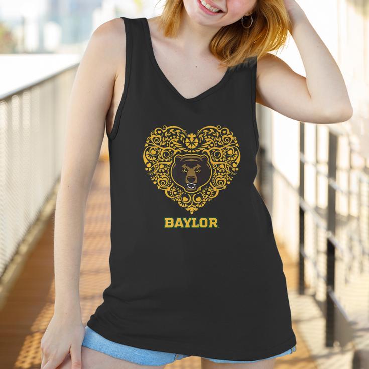 Baylor Bears Heart Floral Love Apparel Women Tank Top