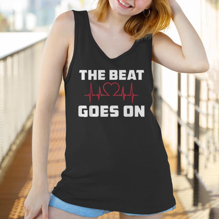 The Beat Goes On Open Heart Surgery Recovery Men Women Gift Women Tank Top