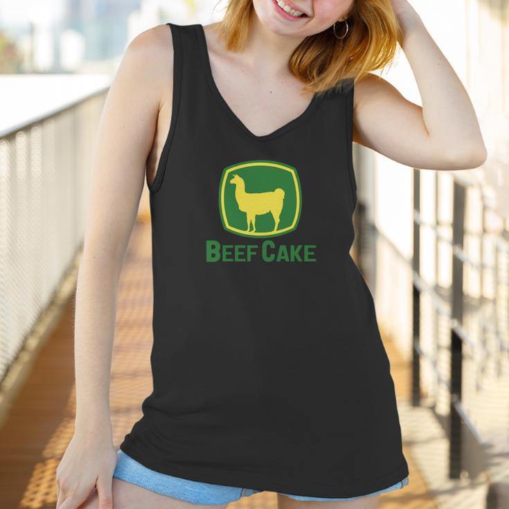 Beefcake Merchandise Googan Squad Beef Cake Llama Women Tank Top