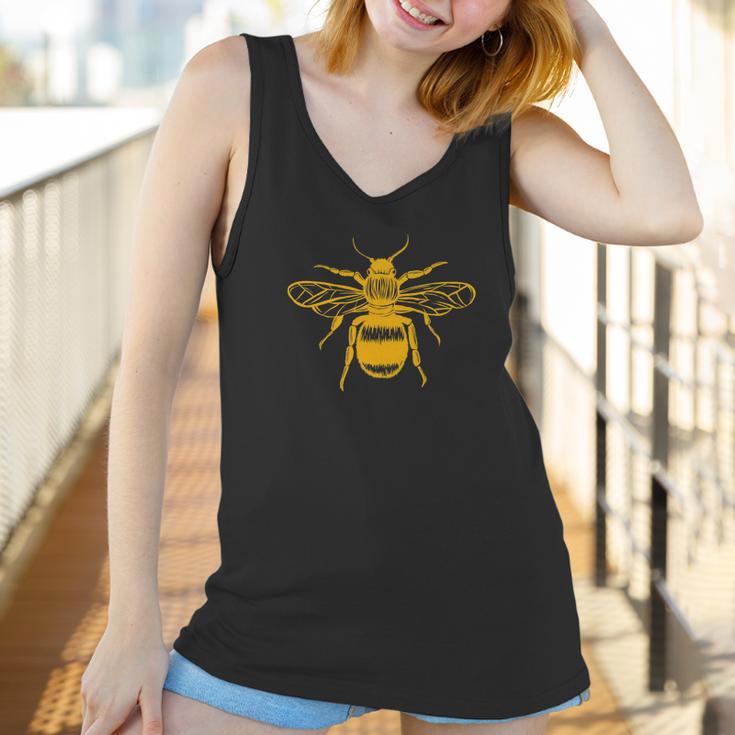 Beekeeper Honey Bee Lover Linocut Bee Women Tank Top