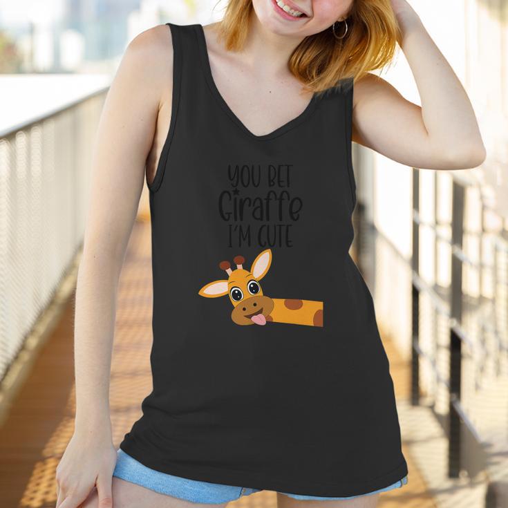 You Bet Giraffe I’M Cute Sassy Funny Boy Girl Women Tank Top