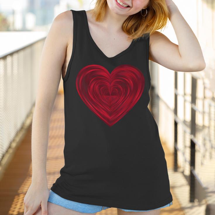 Big Red Heart Classic Valentines Day Women Men Kids Women Tank Top