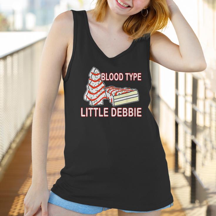 Blood Type Little Debbie Christmas Cake Women Tank Top