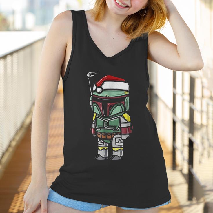 Boba Fett Santa Hat Cartoon Christmas Women Tank Top