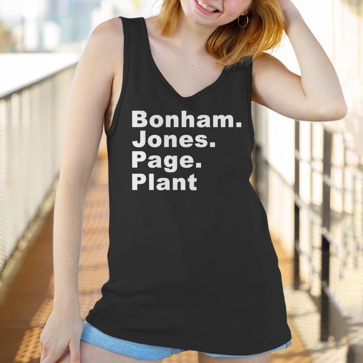 Bonham Jones Page Plant Authentic Members T-Shirt 2016 Women Tank Top