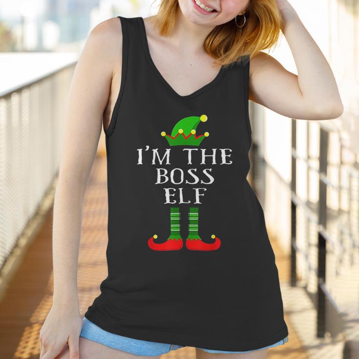 Im The Boss Elf Matching Family Christmas Women Tank Top