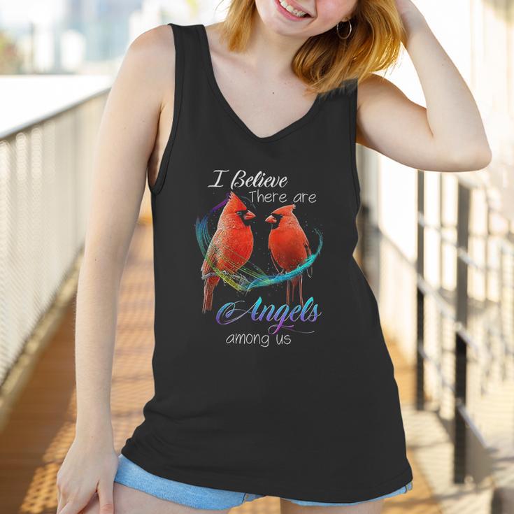 Cardinal Bird I Believe There Are Angels Among Us Women Tank Top