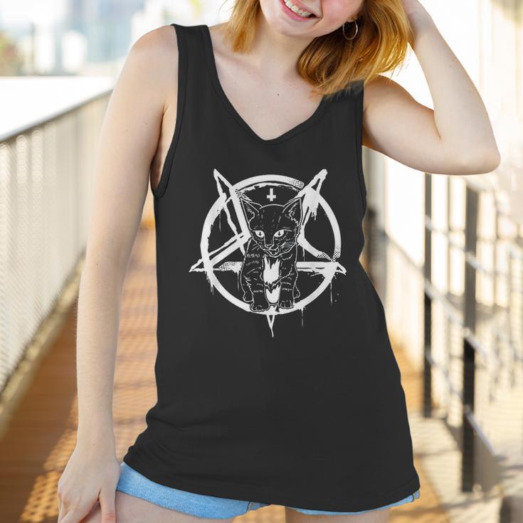 Cat Occult Satanic Lucifer Gift Women Men Women Tank Top