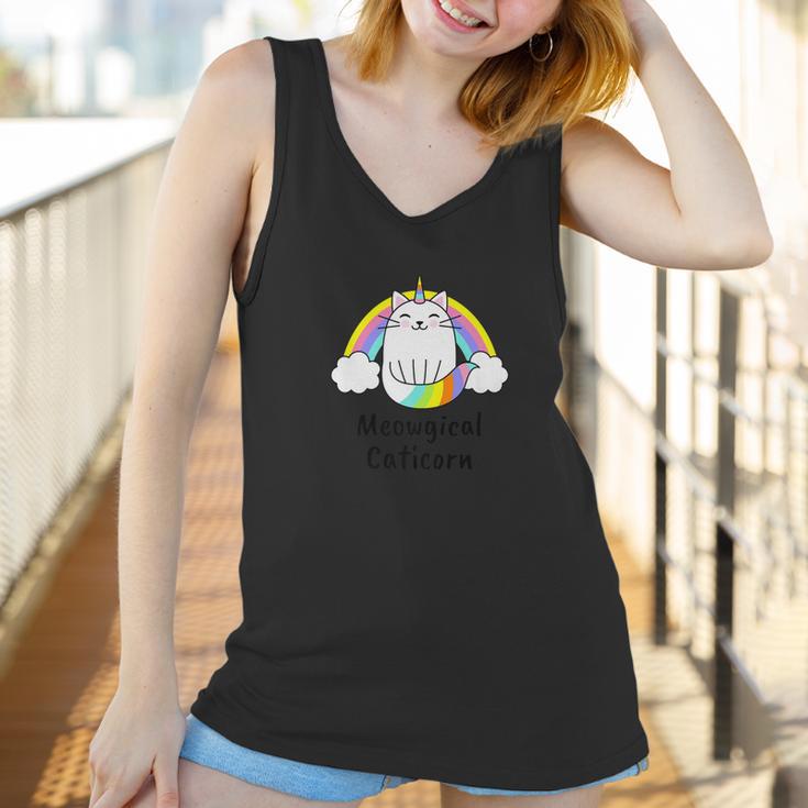 Cat Unicorn Meowgical Caticorn Rainbow Women Tank Top