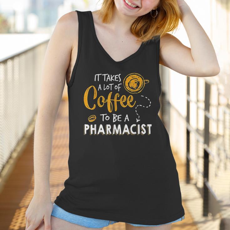 Coffee Lover Funny Pharmacist Gift Pharmacy Doctor Medicine Women Tank Top