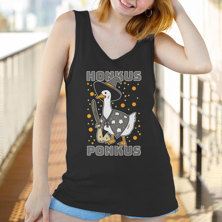 Cute Halloween Funny Halloween Day Honkus Ponkus Funny Duck Halloween Women Tank Top