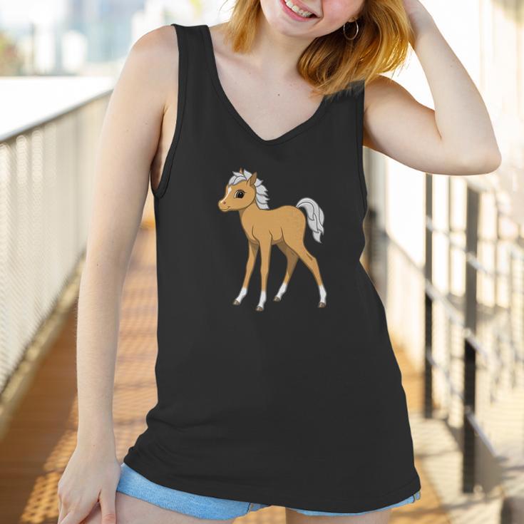 Cute Palomino Foal Horse Women Tank Top