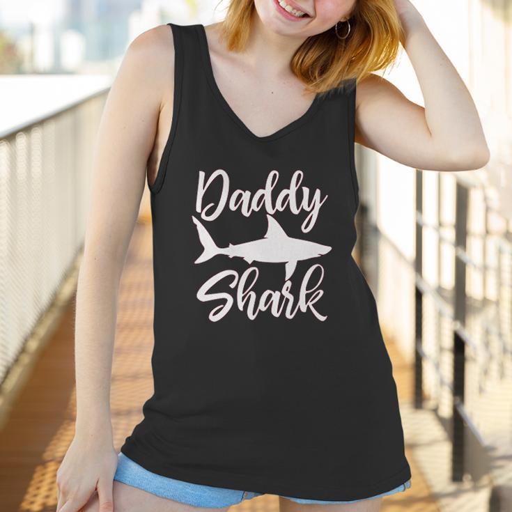 Daddy Shark Present Best Christmas Gifts For Dad Women Tank Top