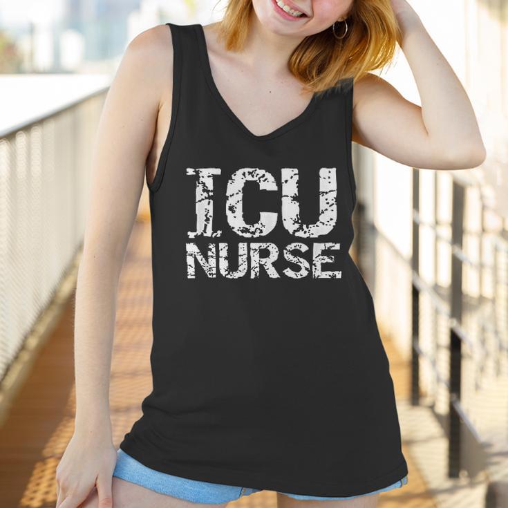 Distressed Intensive Care Unit Nurse Gift For Men Icu Nurse Women Tank Top