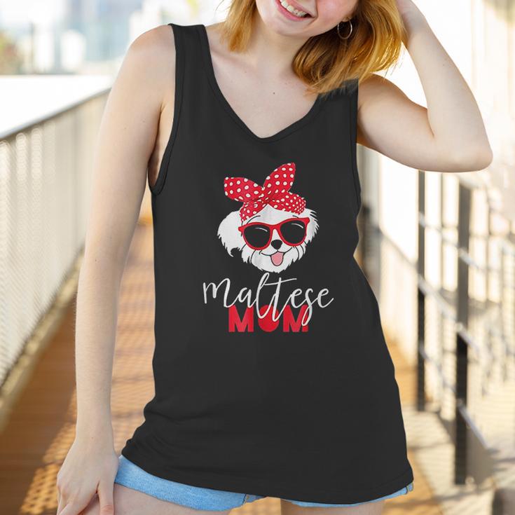 Dog Lovers Maltese Mom Fur Mama Women Tank Top