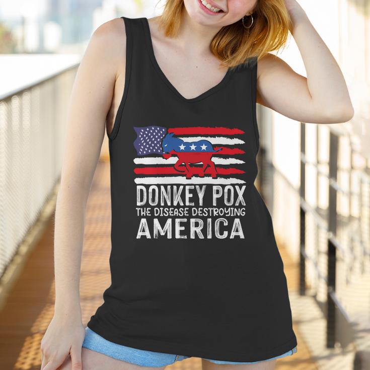 Donkey Pox Funny Anti Democrat Women Tank Top