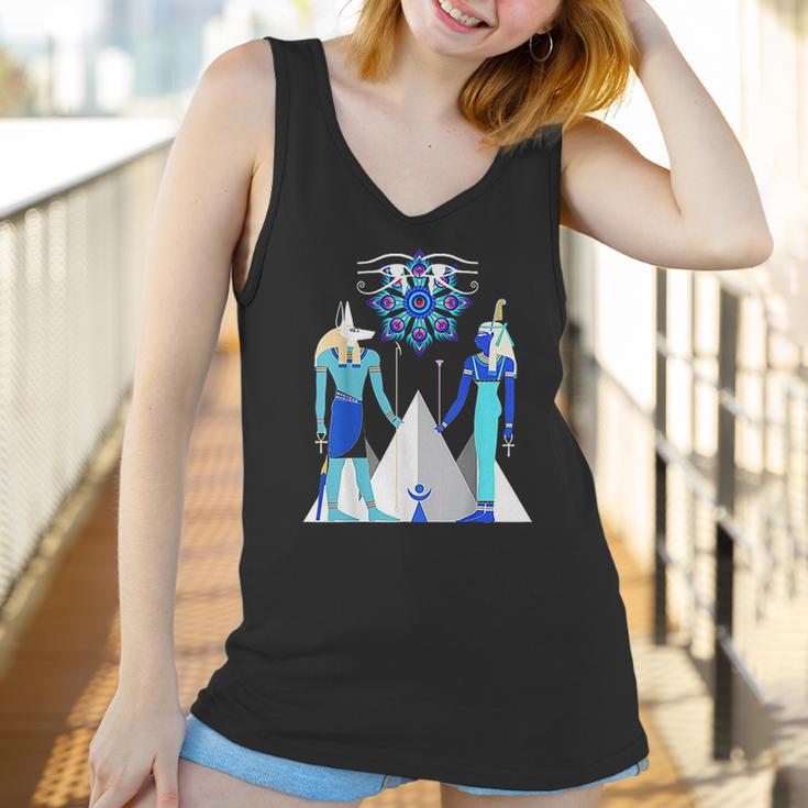 Egyptian God Anubis And Goddess Women Tank Top