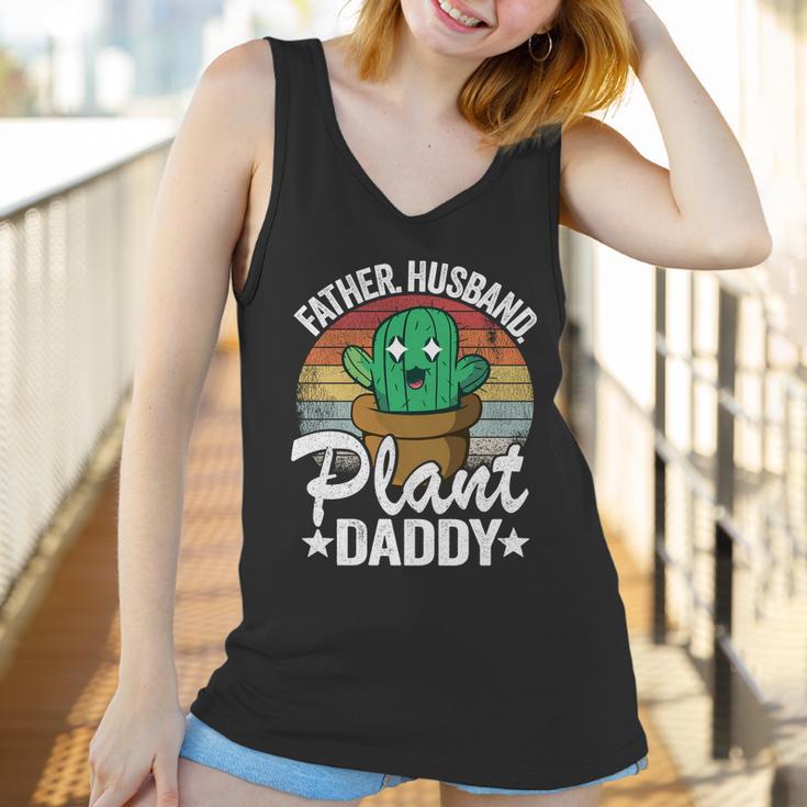 Father Husband Plant Daddy Landscapers Gardener Plant Dad Cute Gift Women Tank Top