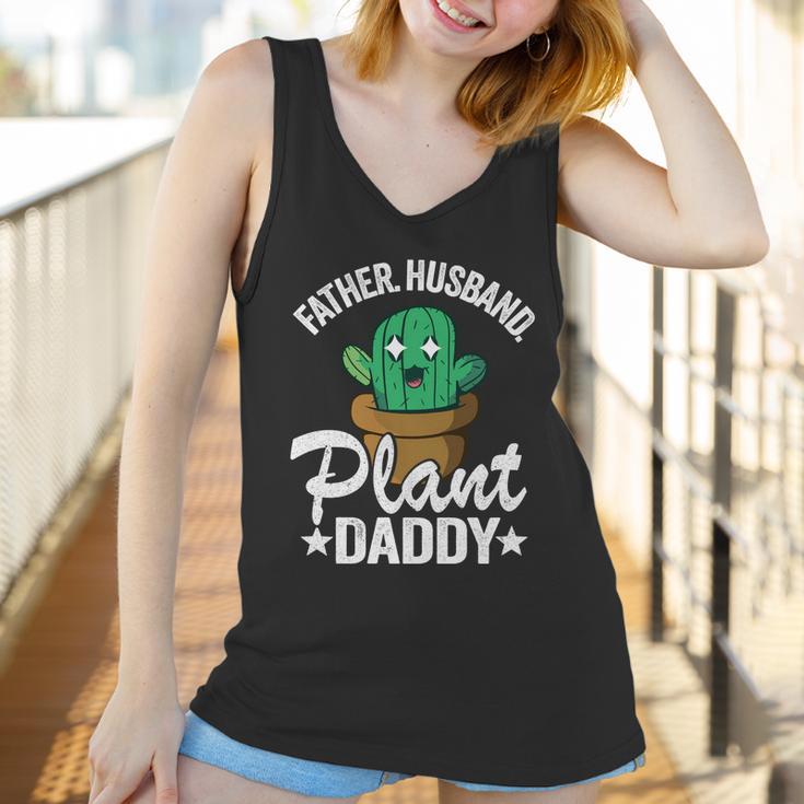 Father Husband Plant Daddy Landscapers Gardener Plant Dad Funny Gift Women Tank Top