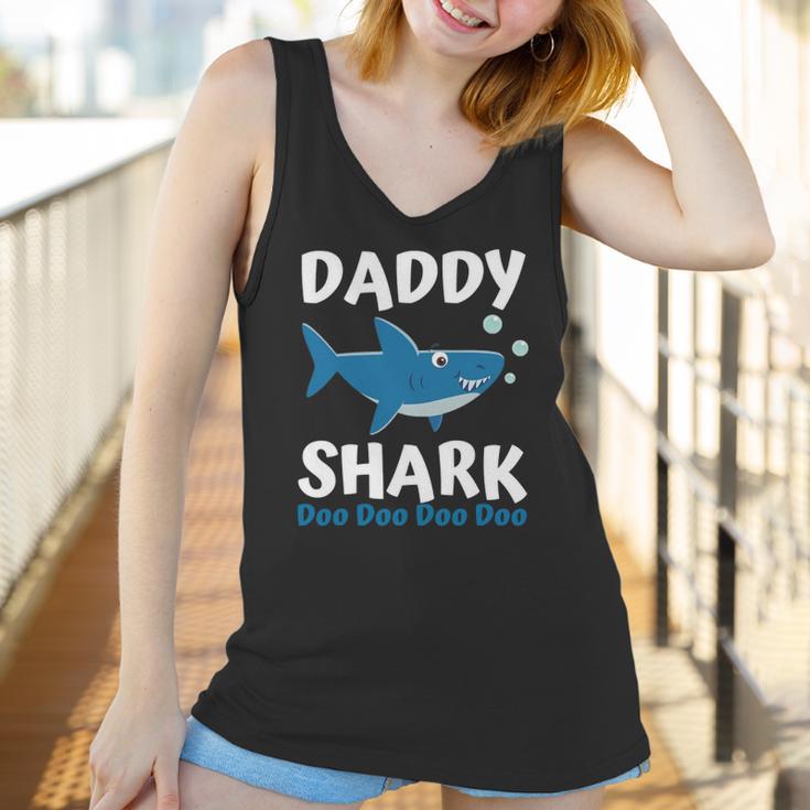 Fathers Day Gift From Wife Son Daughter Daddy Shark Doo Doo Women Tank Top