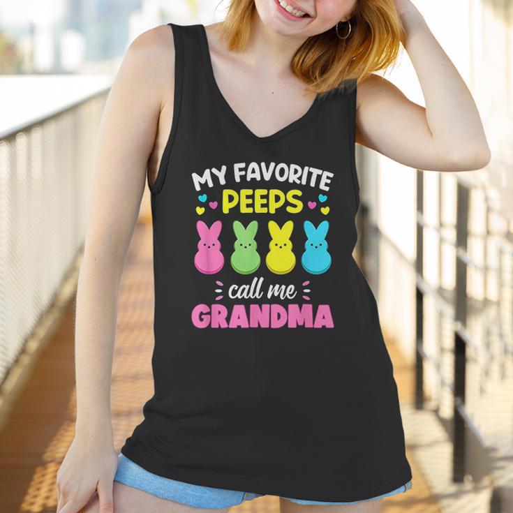 My Favorite Peeps Call Me Grandma Bunny Eggs Love Women Tank Top