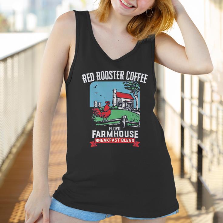 Floyd Farmhouse Red Rooster Coffee Women Tank Top